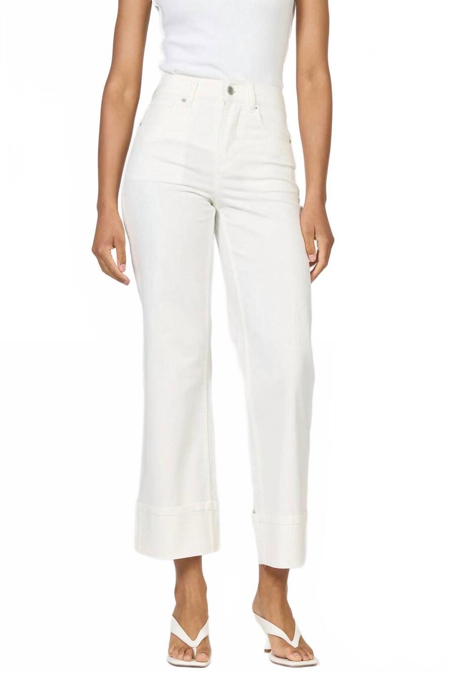 NEW DEAR JOHN DENIM holly straight leg jean in egret